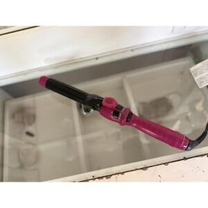 Ceramic Tools  Professional Pink Black 1 Inch Curling Iron